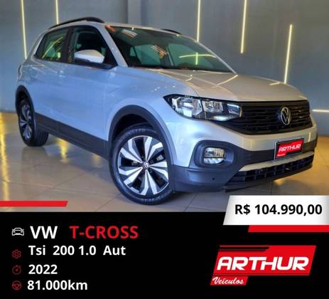 VOLKSWAGEN T-CROSS 1.0 200 TSI TOTAL FLEX COMFORTLINE AUTOMÁTICO